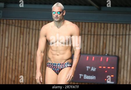 Rennes, Frankreich. 15. Juni 2023. Florent Manaudou während der französischen Elite-Schwimmmeisterschaft am 15. Juni 2023 in Rennes, Frankreich. Foto: Laurent Lairys/ABACAPRESS.COM Kredit: Abaca Press/Alamy Live News Stockfoto