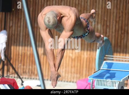 Rennes, Frankreich. 15. Juni 2023. Florent Manaudou während der französischen Elite-Schwimmmeisterschaft am 15. Juni 2023 in Rennes, Frankreich. Foto: Laurent Lairys/ABACAPRESS.COM Kredit: Abaca Press/Alamy Live News Stockfoto