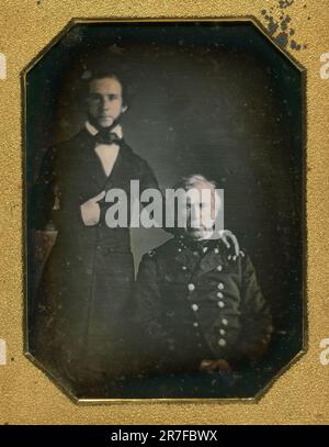 Zachary Taylor und William Bliss c. 1848 Stockfoto