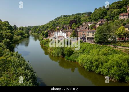 Ironbridge, Juni 4. 2023: Der Fluss Severn Stockfoto