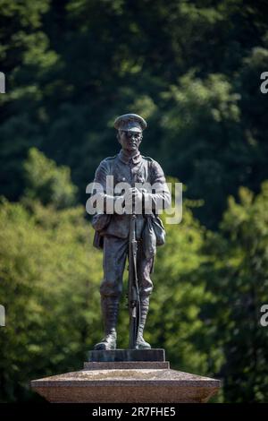 Ironbridge, Juni 4. 2023: Kriegsdenkmal Stockfoto