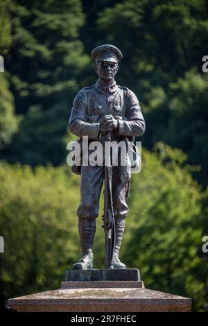 Ironbridge, Juni 4. 2023: Kriegsdenkmal Stockfoto