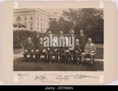 Coolidge und sein Kabinett 1925 Stockfoto