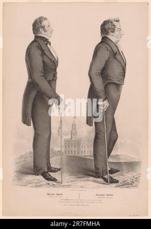 Hyrum und Joseph Smith 1847 Stockfoto