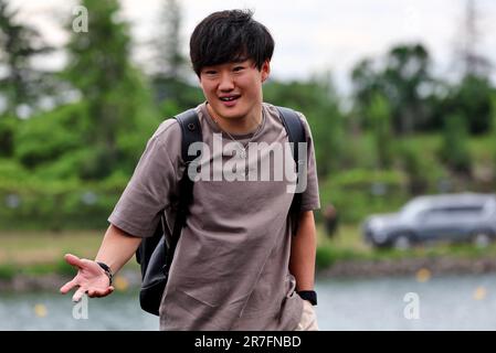 Montreal, Kanada. 15. Juni 2023. Yuki Tsunoda (JPN) AlphaTauri. 15.06.2023. Formel-1-Weltmeisterschaft, Rd 9, Canadian Grand Prix, Montreal, Kanada, Vorbereitungstag. Das Foto sollte wie folgt lauten: XPB/Press Association Images. Kredit: XPB Images Ltd/Alamy Live News Stockfoto