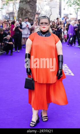 Jayde Adams besucht die Premiere der besten Tage am Odeon Leicester Square im Zentrum von London. Foto: Donnerstag, 15. Juni 2023. Stockfoto