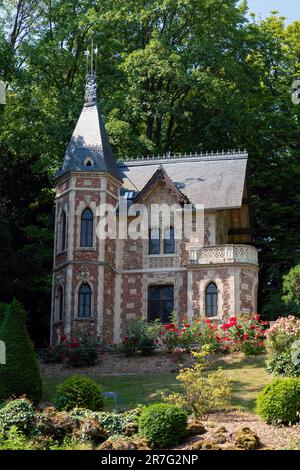 Chateau d'If im Park de Monte-Cristo, Residenz Alexander Dumas Stockfoto