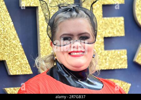 London, Großbritannien. 15. Juni 2023. Jayde Adams besucht die Premiere der besten Tage am Odeon Leicester Square im Zentrum von London. Foto: Donnerstag, 15. Juni 2023. Der Bildausdruck sollte lauten: Credits: Matt Crossick/Alamy Live News Stockfoto