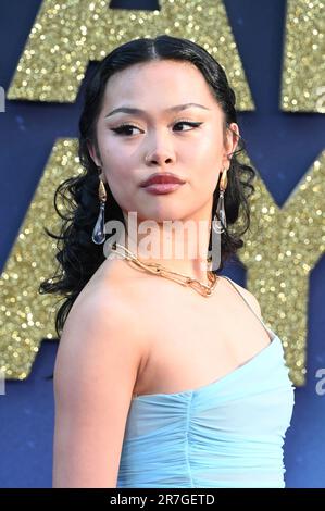 London, Großbritannien. 15. Juni 2023. Jessie Mae Alonzo besucht die Weltpremiere der besten Tage, DEN ODEON Luxe Leicester Square. Kredit: Siehe Li/Picture Capital/Alamy Live News Stockfoto