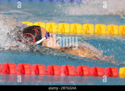 TEREBO Emma von AMIENS METROPOLE NATATION Women Final 200 M Backstroke während der French Elite Swimming Championships am 16. Juni 2023 in Rennes, Frankreich - Photo Laurent Lairys / MAXPPP Stockfoto