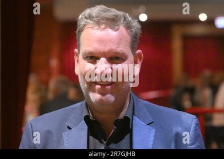 München, Deutschland. 15. Juni 2023. Moderator Kay Böcking feiert die Abschieds- und Geburtstagsparty von G. Dingler (Radio Gong) im GOP Varieté Theater. Kredit: Felix Hörhager/dpa/Alamy Live News Stockfoto
