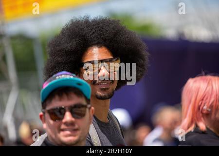 Montreal, Quebec, Kanada. 15. Juni 2023. Paddock Guest. Während des 1. Tages DER FORMEL 1 PIRELLI GRAND PRIX DU CANADA 2023 - vom 15. Bis 18. Juni 2023 in Montreal, Quebec, Kanada (Kreditbild: © Alessio De Marco/ZUMA Press Wire) NUR REDAKTIONELLE VERWENDUNG! Nicht für den kommerziellen GEBRAUCH! Stockfoto