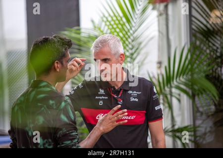 Alessandro Alunni Bravi (ITA) Alfa Romeo F1 Team ORLEN Team Principal.an Tag 1 der FORMEL 1 PIRELLI GRAND PRIX DU CANADA 2023 - vom 15. Bis 18. Juni 2023 in Montreal, Quebec, Kanada Stockfoto