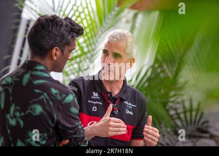 Montreal, Quebec, Kanada. 15. Juni 2023. Alessandro Alunni Bravi (ITA) Alfa Romeo F1 Team ORLEN Team Principal.während Tag 1 DER FORMEL 1 PIRELLI GRAND PRIX DU CANADA 2023 - vom 15. Bis 18. Juni 2023 in Montreal, Quebec, Kanada (Kreditbild: © Alessio De Marco/ZUMA Press Wire) NUR REDAKTIONELLE VERWENDUNG! Nicht für den kommerziellen GEBRAUCH! Stockfoto