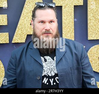 London, Großbritannien. 15. Juni 2023. Marc Wootton besucht die Weltpremiere der größten Tage, DEN ODEON Luxe Leicester Square. Kredit: Siehe Li/Picture Capital/Alamy Live News Stockfoto