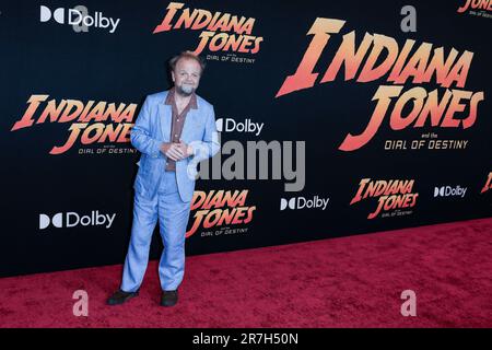 14. Juni 2023, Los Angeles, Kalifornien, USA: LOS ANGELES, KALIFORNIEN - JUNI 14: Toby Jones bei der Premiere von Indiana Jones und das „Dial of Destiny“ im Dolby Theatre (Kreditbild: © Nina Prommer/ZUMA Press Wire) NUR REDAKTIONELLE VERWENDUNG! Nicht für den kommerziellen GEBRAUCH! Stockfoto