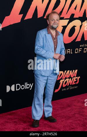 14. Juni 2023, Los Angeles, Kalifornien, USA: LOS ANGELES, KALIFORNIEN - JUNI 14: Toby Jones bei der Premiere von Indiana Jones und das „Dial of Destiny“ im Dolby Theatre (Kreditbild: © Nina Prommer/ZUMA Press Wire) NUR REDAKTIONELLE VERWENDUNG! Nicht für den kommerziellen GEBRAUCH! Stockfoto