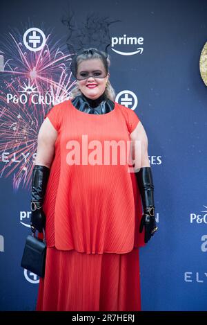 London, Großbritannien. 15. Juni 2023. Jayde Adams besucht die „Greatest Days“-Weltpremiere am Odeon Luxe Leicester Square. Kredit: SOPA Images Limited/Alamy Live News Stockfoto