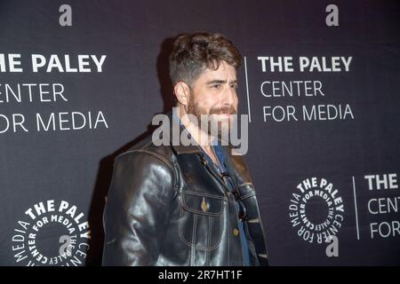 New York, New York, USA. 15. Juni 2023. (NEU) Diskussion über die Bekämpfung des Antisemitismus im Paley Center for Media. 15. Juni 2023, New York, New York, USA: Schauspieler Adam Goldberg nimmt am 15. Juni 2023 in New York City an einer Diskussion über die Bekämpfung des Antisemitismus im Paley Center for Media Teil. (Kreditbild: © M10s/TheNEWS2 via ZUMA Press Wire) NUR REDAKTIONELLE VERWENDUNG! Nicht für den kommerziellen GEBRAUCH! Stockfoto