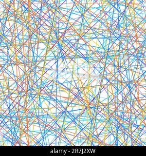 Nahtloser Hintergrund von Farblinien auf weißem Hintergrund - Vektor eps8 Stock Vektor