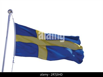 Schweden Flagge Stock Vektor