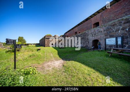 In der Festung Svartholm, Loviisa, Finnland Stockfoto