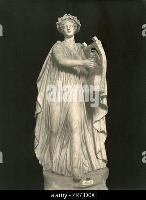 Antike Marmorstatue des römischen gottes Apollo Citharede, Vatikanmuseum, Rom, Italien 1900er Stockfoto