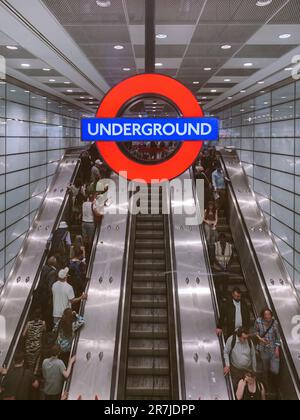 U-Bahnstation Euston, London Stockfoto