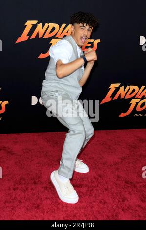 Ethann Isidore bei der Premiere des Kinofilms „Indiana Jones and the Dial of Destiny / Indiana Jones und das Rad des Schicksals“ im Dolby Theatre. Los Angeles, 14.06.2023 Stockfoto