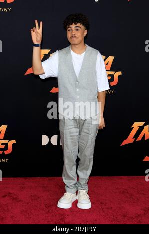 Ethann Isidore bei der Premiere des Kinofilms „Indiana Jones and the Dial of Destiny / Indiana Jones und das Rad des Schicksals“ im Dolby Theatre. Los Angeles, 14.06.2023 Stockfoto