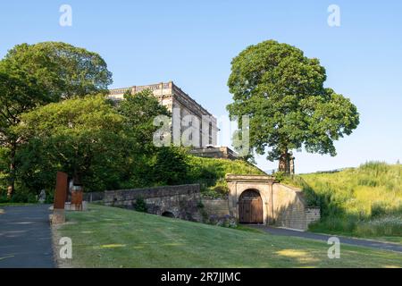 Sommertag in Nottingham Castle, Nottinghamshire England Großbritannien Stockfoto