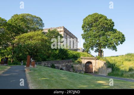 Sommertag in Nottingham Castle, Nottinghamshire England Großbritannien Stockfoto