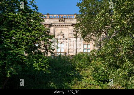 Sommertag in Nottingham Castle, Nottinghamshire England Großbritannien Stockfoto