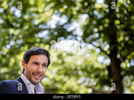 Den Haag, Niederlande. 16. Juni 2023. Wopke Hoekstra, Außenminister, im Binnenhof vor dem wöchentlichen Ministerrat. ANP SEM VAN DER WAL/Alamy Live News niederlande out - belgien out Stockfoto