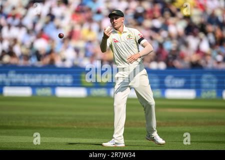 Birmingham, Großbritannien. 16. Juni 2023. Marnus Labuschagne aus Australien während des LV= Insurance Ashes First Test Series Day 1 England gegen Australien in Edgbaston, Birmingham, Vereinigtes Königreich, 16. Juni 2023 . (Foto: Craig Thomas/News Images/Sipa USA) Guthaben: SIPA USA/Alamy Live News Stockfoto