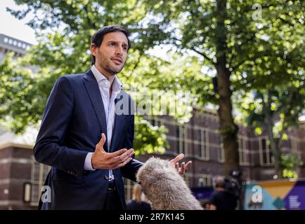 Den Haag, Niederlande. 16. Juni 2023. Wopke Hoekstra, Außenminister, im Binnenhof vor dem wöchentlichen Ministerrat. ANP SEM VAN DER WAL/Alamy Live News niederlande out - belgien out Stockfoto