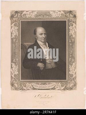 John Quincy Adams 1825 Stockfoto