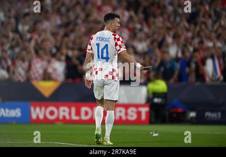 ROTTERDAM, NIEDERLANDE - JUNI 14: Ivan Perisic von Kroatien während des Halbfinalspiels der UEFA Nations League 2022/23 zwischen den Niederlanden und Kroatien in De Stockfoto