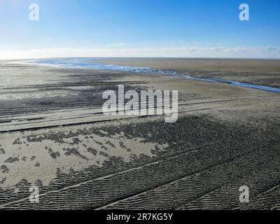 Weids uitzicht über het Strand, umfassenden Blick auf den Strand Stockfoto