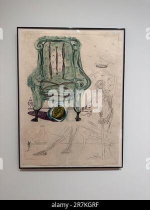 Naples, Florida, USA. 08. März 2023 Gemälde von Salvador Dali im Baker Museum in Naples, Florida, Mittwoch, 8. März 2023. Kredit: Jennifer Graylock-Graylock.com Stockfoto