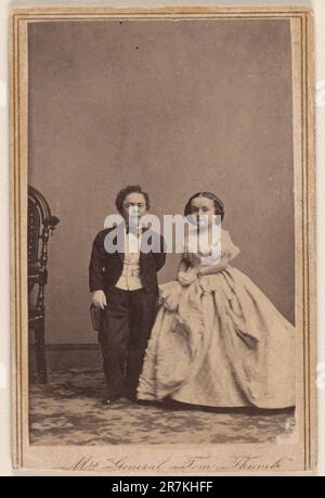 Charles und Lavinia Stratton 1863 Stockfoto