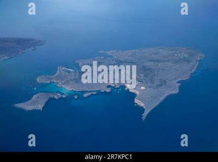 Die Küste der Insel Comino, Malta im Mittelmeer Stockfoto