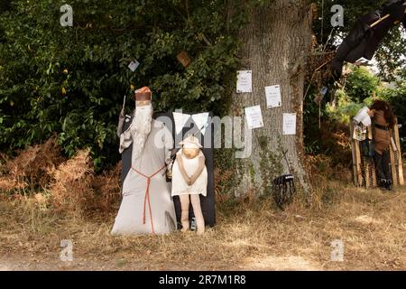 Bisterne Scarecrow Trail 2022. Stockfoto