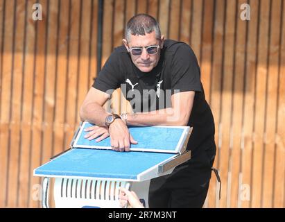 Rennes, Frankreich. 16. Juni 2023. Franck Esposito bei den französischen Elite-Schwimmmeisterschaften am 16 2023. Juni in Rennes, Frankreich. Foto: Laurent Lairys/ABACAPRESS.COM Kredit: Abaca Press/Alamy Live News Stockfoto