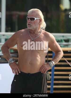 Rennes, Frankreich. 16. Juni 2023. Philippe Lucas bei den französischen Elite-Schwimmmeisterschaften am 16 2023. Juni in Rennes, Frankreich – Foto Laurent Lairys/DPPI Credit: DPPI Media/Alamy Live News Stockfoto