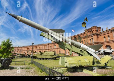 Sankt Petersburg, Russland. 11. Juni 2023: Militärhistorisches Museum der Artillerie, Ingenieure und Signalkorps Stockfoto