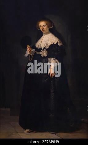 Portrait von Oopjen Coppit, Rembrandt, 1634, Rijksmuseum, Amsterdam, Niederlande, Europa, Stockfoto