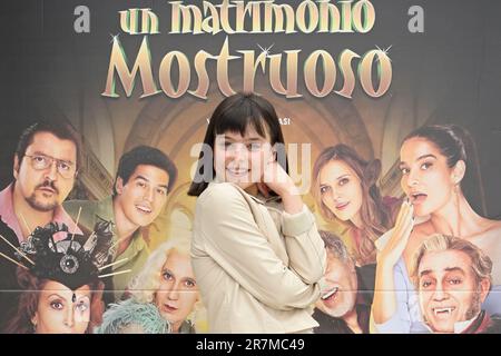 Rom, Italien. 16. Juni 2023. Sara Ciocca besucht die Fotokonferenz des Films „UN matrimonio mostruoso“ im Le Meridien Visconti Palace Hotel. Kredit: SOPA Images Limited/Alamy Live News Stockfoto