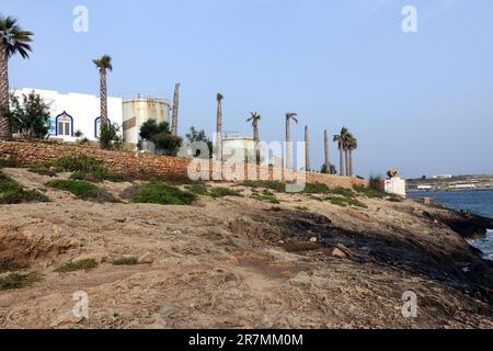 Bild vom Naturschutzgebiet Lampedusa Island. Sizilien, Italien Stockfoto