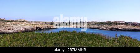 Bild vom Naturschutzgebiet Lampedusa Island. Sizilien, Italien Stockfoto